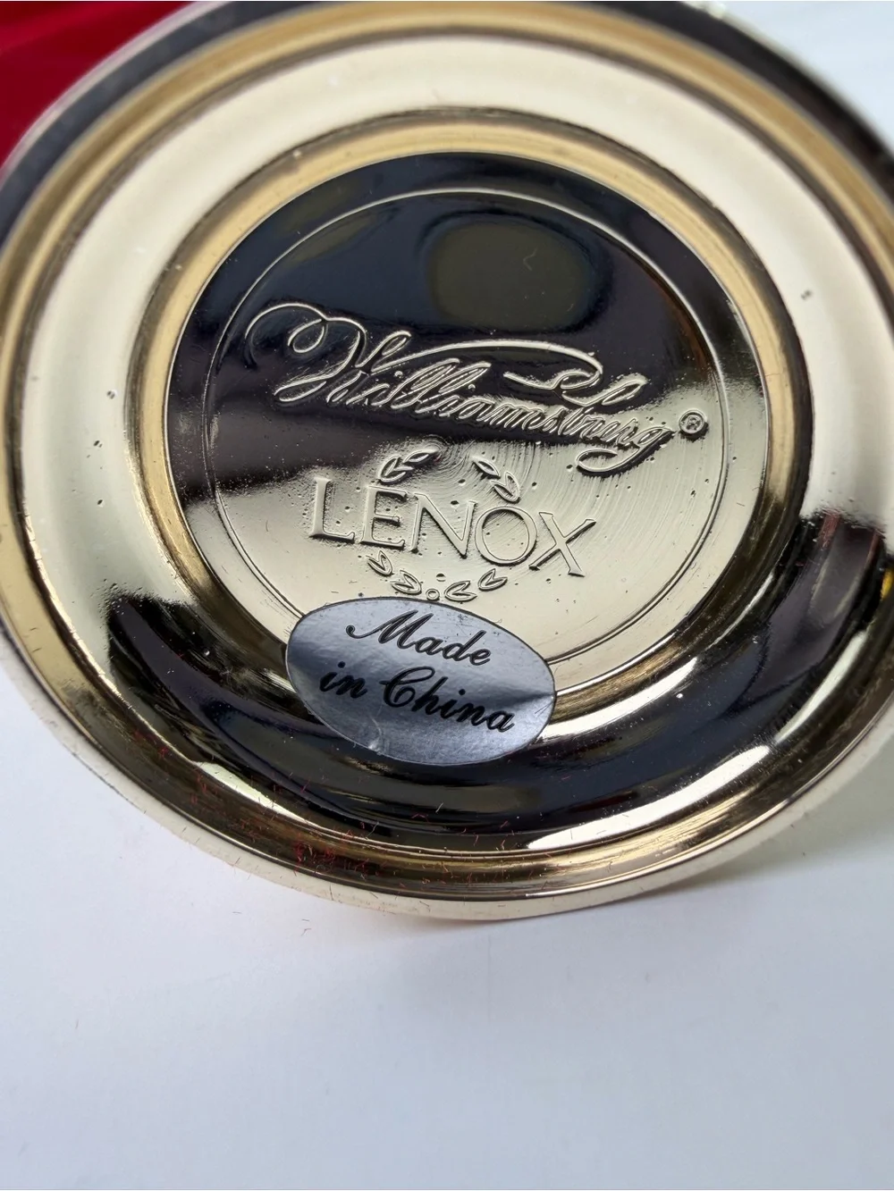 Lenox Williamsburg Cheers Mini Tankard Ornament Silver Plated Boxed Colonial Mug
